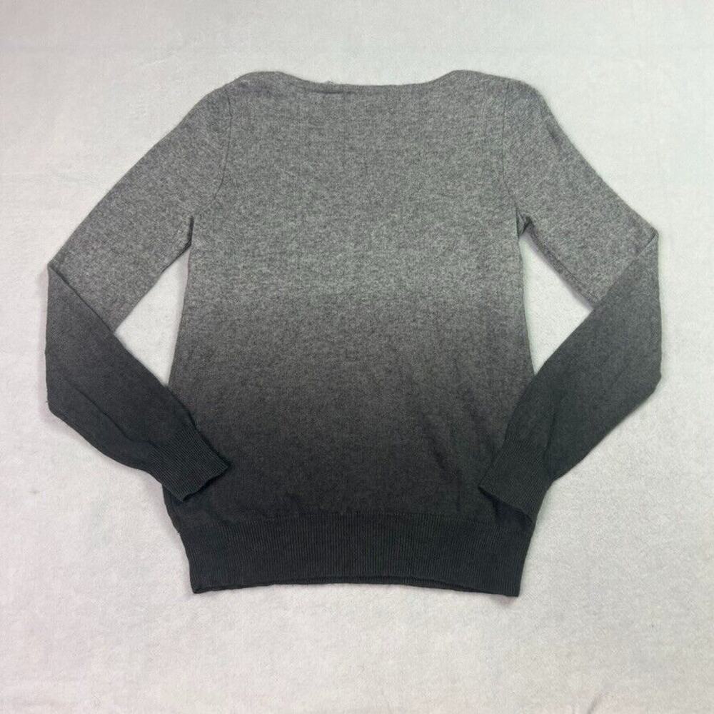 Repeat Silver Edition Sweater Womens 38/S Gray Black Cashmere Wool Ombre - Picture 7 of 7